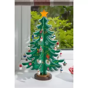 Image of 35cm Decorative Tree with Individual Decorations