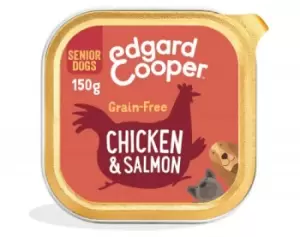 Image of Edgard and Cooper Senior Grain Free with Chicken and Salmon Wet Dog Food 150g