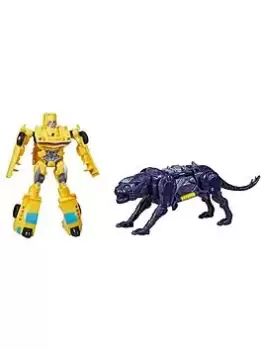 Image of Hasbro Transformers Rise of the Beasts Bumblebee and Snarlsaber Action Figure