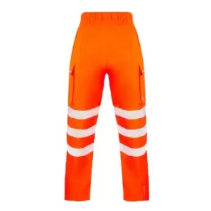 Image of Click Workwear Deltic Hi-vis Overtrouser Orange S