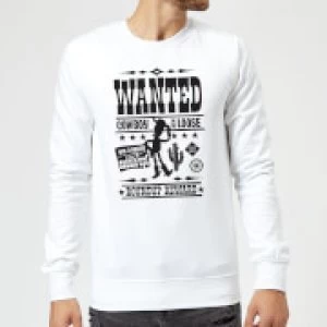 Image of Toy Story Wanted Poster Sweatshirt - White - M