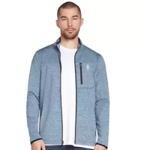 Image of Skechers Mens Ultra Go Equalizer Full Zip Hoodless Hoodie Extra Large