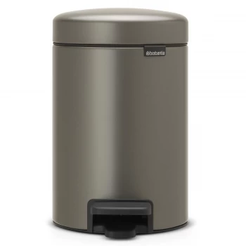 Image of Brabantia newIcon 3L Pedal Bin - Platinum