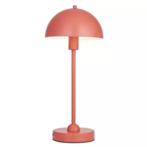 Image of Saroma Complete Table Lamp, Matt Terracotta Paint