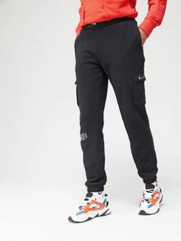 Image of Nike NSW Swoosh Pants - Black, Size XS, Women