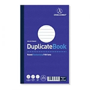 Image of Challenge Ruled Duplicate Book with Card Cover 210 x 130 mm