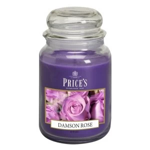 Image of Price's Candles Large Jar Damson Rose