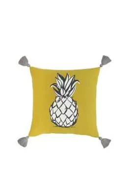 Image of Pineapple Elephant Tupi Pineapple Cushion Ochre 45X45
