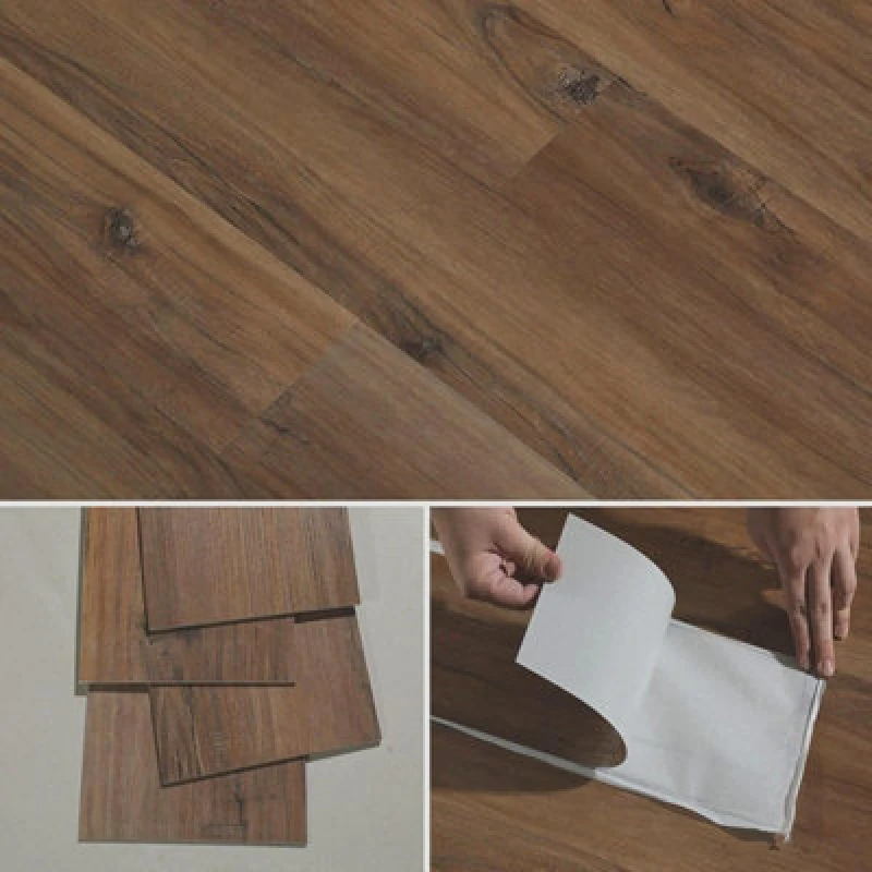 Image of Gr8 Home 5M² Floor Planks Tiles Self Adhesive Wooden Effect Pvc Flooring Brown Old Oak