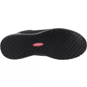 Image of Skechers Mens Squad SR Myton Occupational Shoes (7 UK) (Black) - Black