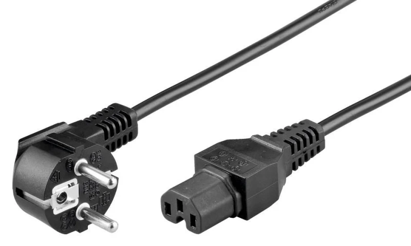 Image of Microconnect PE010419 power cable Black 2m C15 coupler