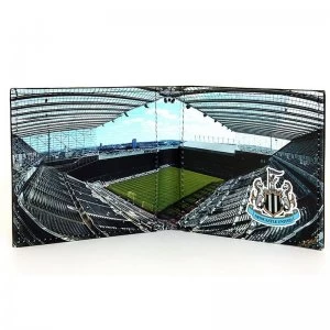 Image of Football Club Stadium Leather Wallet - Newcastle United