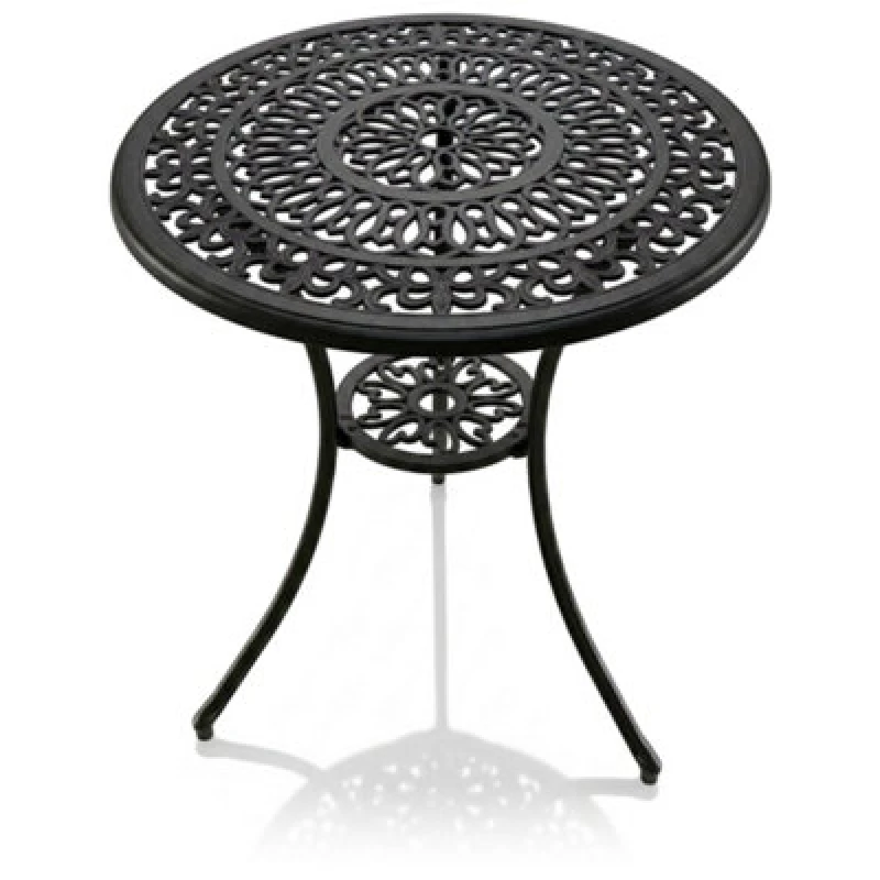 Image of Centurion Supports Positano Black Garden And Patio Cast Aluminium Bistro Table