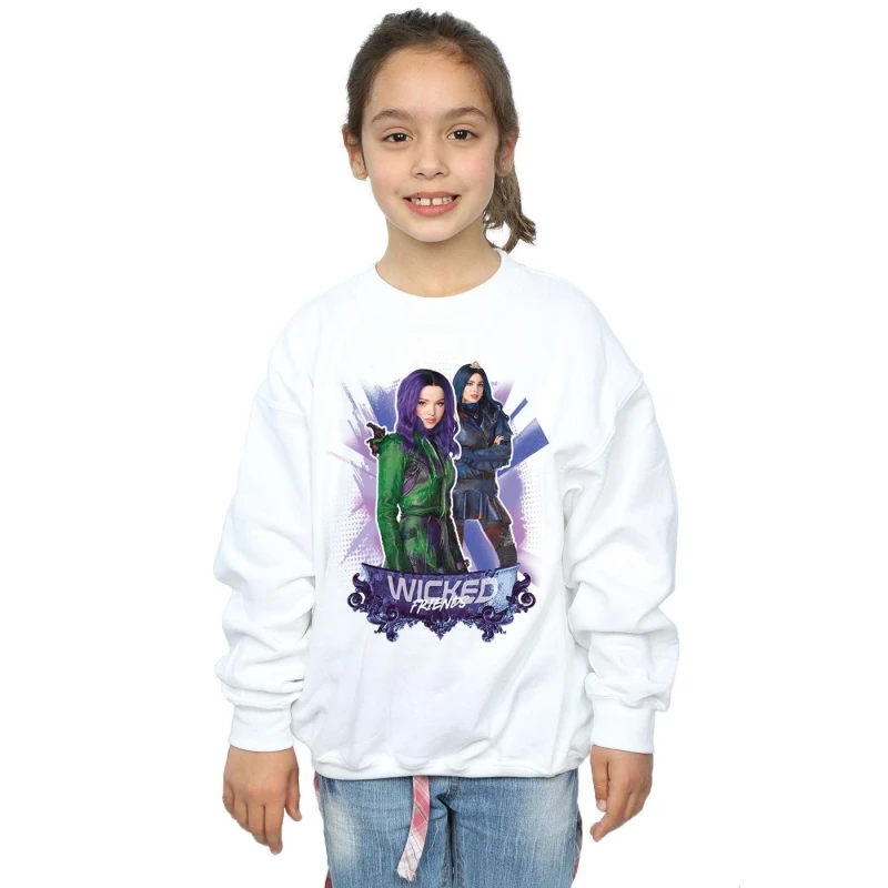 Image of Disney The Descendants Wicked Friends Sweatshirt White female