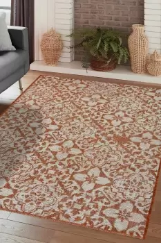 Image of Multi Purpose Tile Design Rug - Size: 133x190cm - Natural - Print