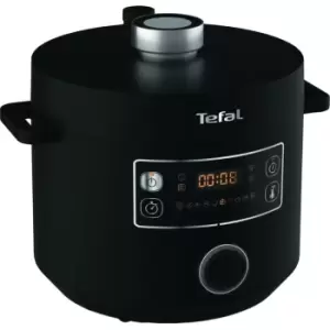 Image of Tefal Turbo Cuisine CY754840 Pressure Cooker - Black