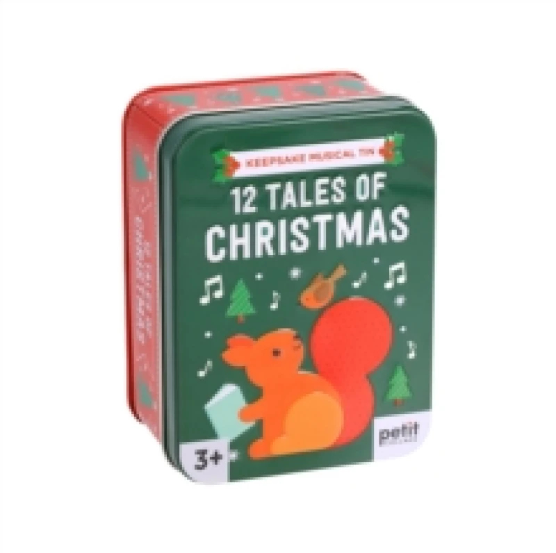 Image of 12 Tales of Christmas : 12 Short Stories in a Keespake Musical Tin Toy
