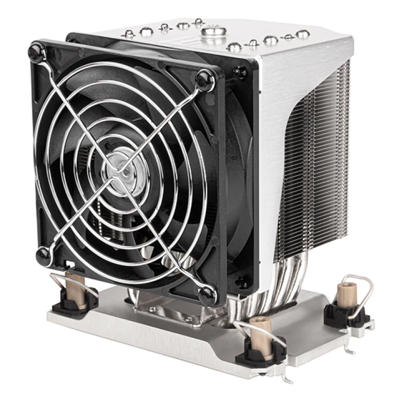 Image of Silverstone XE04-4677V Processor Air cooler Black. Silver