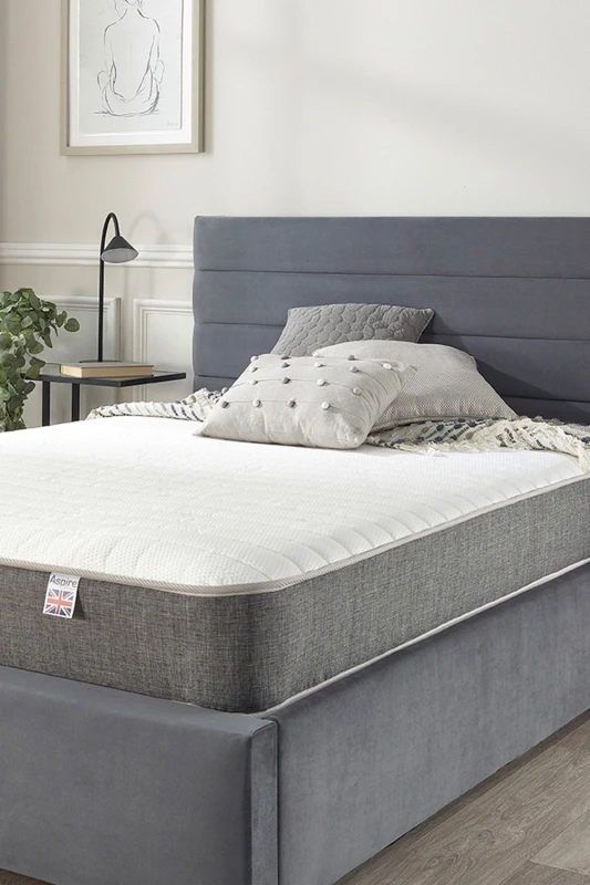 Image of Aspire Aspire Pocket + 3000 Cooler Memory Hybrid in White Size: Double White Double Unisex 5057632158680