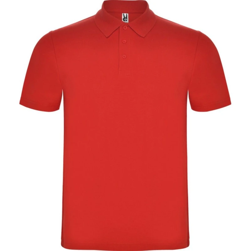 Image of ROLY ROLY Men Austral Short-Sleeved Polo Shirt in Red Size: Small Red S Male 5063527503916