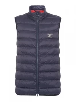 Image of Mens Barbour Ashkam Gilet Blue