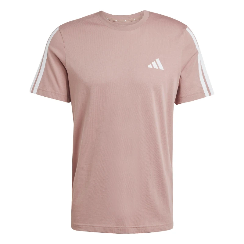 Image of adidas Essentials 3-Stripes T-Shirt Mens Warm Clay male M