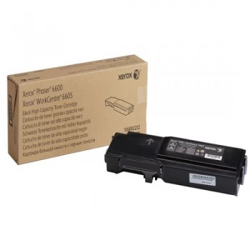 Image of Xerox 106R02232 Black Laser Toner Ink Cartridge