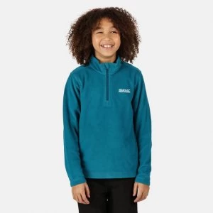 Image of Regatta Blue Unisex 'Hot Shot II' Lightweight Half Zip Fleece - age 3-4