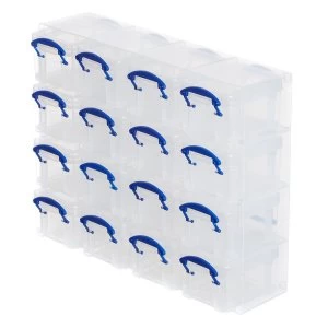Image of Really Useful 16-Box Storage Set - Clear