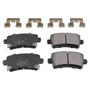 Image of Brake Pad Set 116147 by Febi Bilstein Rear Axle