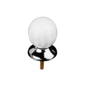 Image of Retro Style White Ceramic Drawer Knobs