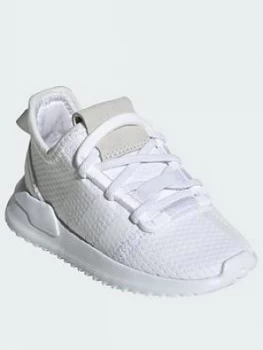 Image of adidas Originals U_Path Run Infant Trainers - White/White, Size 5