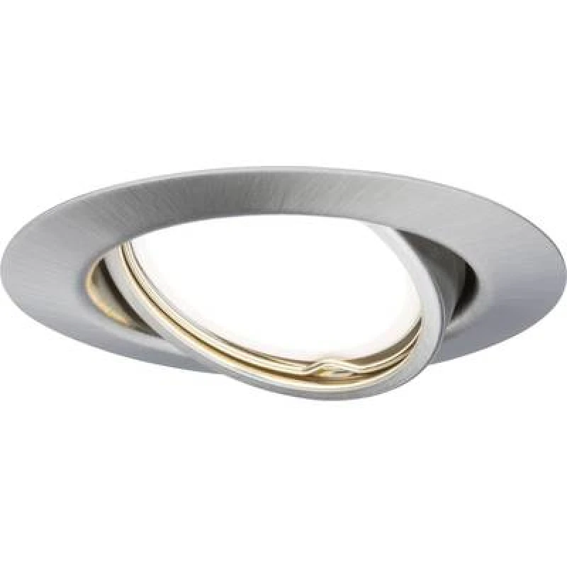 Image of Paulmann Paulmann 93412 Base Flush mount light LED (monochrome) GU10 5 W Iron (brushed) 93412