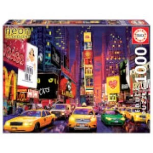 Image of Neon Times Square Jigsaw Puzzle (1000 Pieces)