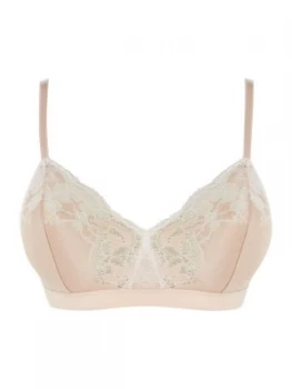 Image of Wacoal Lace Affair Bralette Pale Pink