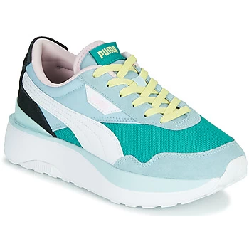 Image of Puma CRUISE RIDER SILK womens Shoes Trainers in Blue,5,6,6.5,7.5