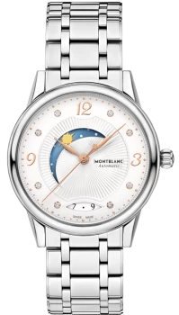 Image of Mont Blanc - Mont Blanc Boheme Day & Night 34 Mm - Wrist Watch - Silver