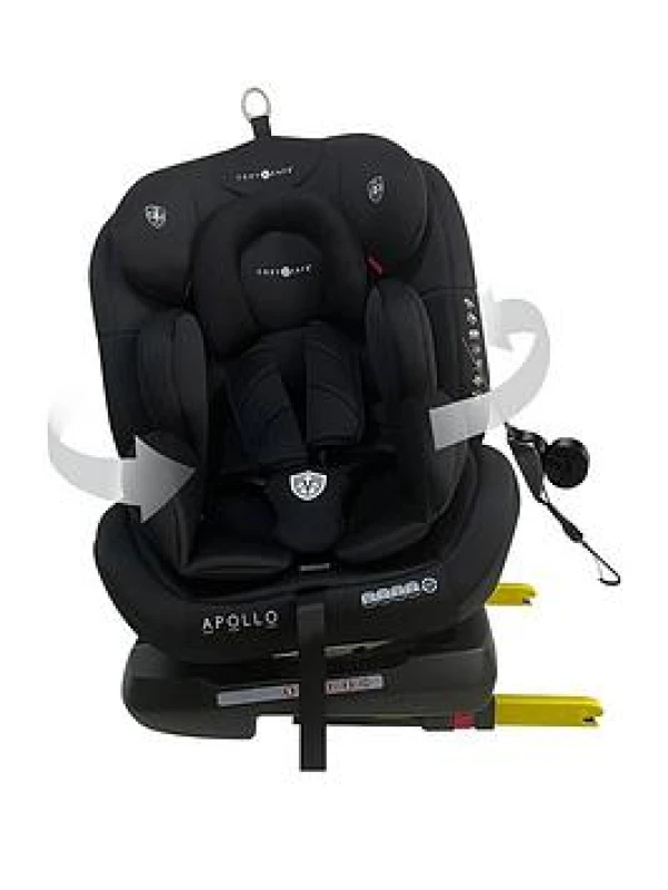 Image of Cozy N Safe Apollo 360°group 0+/1/2/3 - Onyx, Black EST308