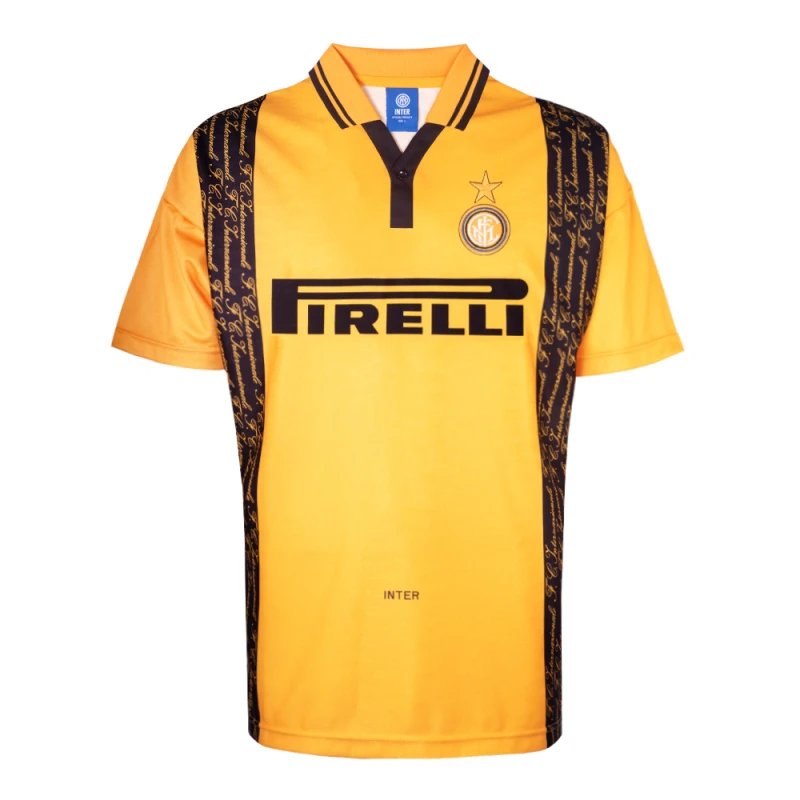 Image of Score Draw Internazionale 1996 Third shirt INTER96TPYSS-XL XL Mens Sportswear