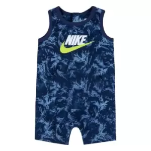 Image of Nike WashCamo Romper Bb22 - Blue