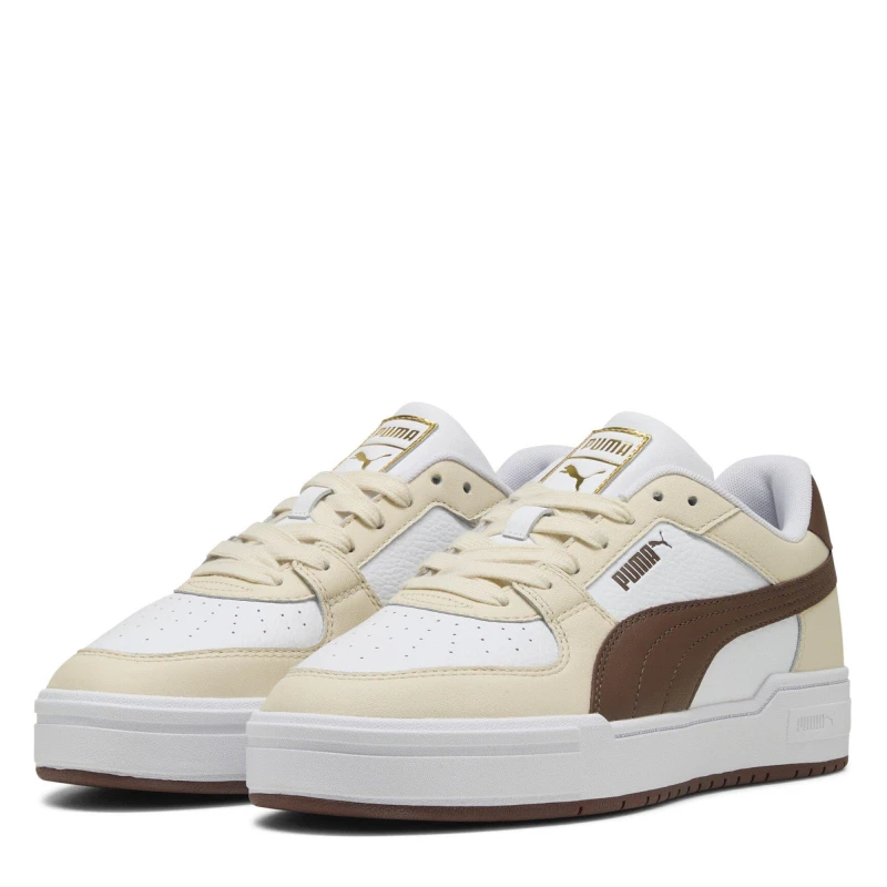 Image of Puma Mens Ca Pro Classic II Low-Top Trainers Wht/Snw/Brow male 7 (40.5)