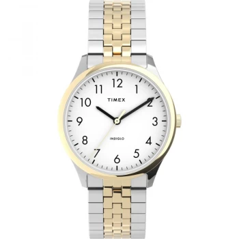 Image of Timex White And Two Tone 'Easy Reader' Watch - TW2U40400