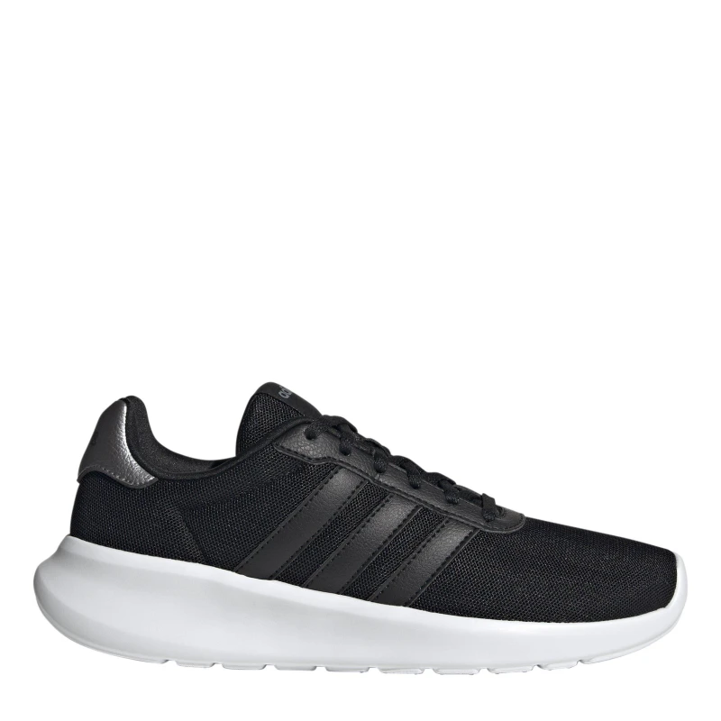 Image of adidas Womens Lite Racer 3.0 Runners Black/Iron Met female 4.5 (37.3)