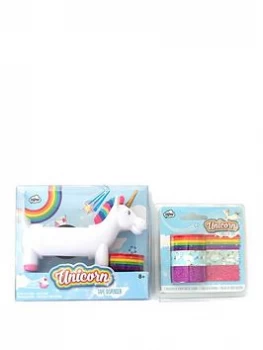 Image of Unicorn Tape Dispenser and 3 Rolls of Tape, One Colour, Women