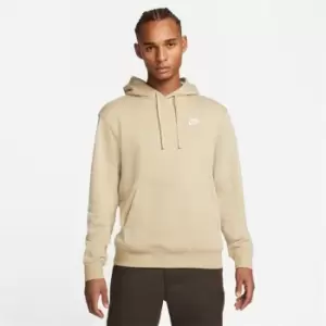 Image of Nike Sportswear Club Fleece Pullover Hoodie Mens - Beige