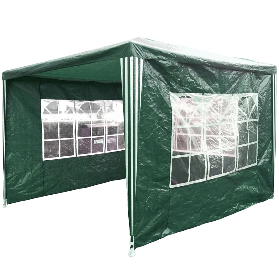 Image of Charles Bentley Garden Gazebo Tent - Green