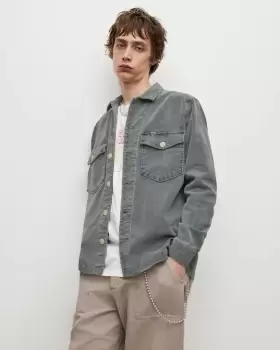 Image of AllSaints Harrier Corduroy Shirt