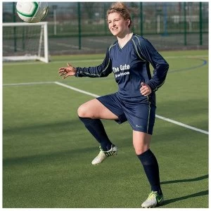 Image of Precision Marseille Shirt & Short Set 30-32 Navy/Fluo Yellow