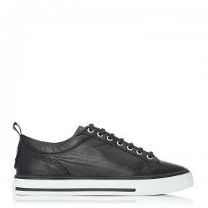 Image of M by Moda Low Top Estea Trainers - BLK/BLK BACK