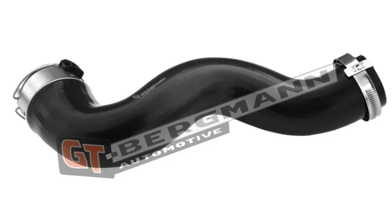 Image of GT-BERGMANN GT52-403 Turbocharger Hose with clamping pieces, Rubber with fabric lining Rubber with fabric lining Charger Intake Hose (3314)